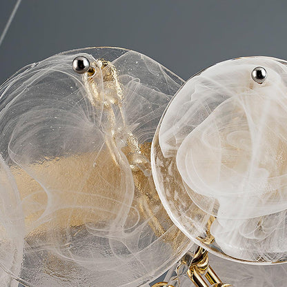 Elegant Cassia Chandelier - Adjustable Height, Crystal Accents