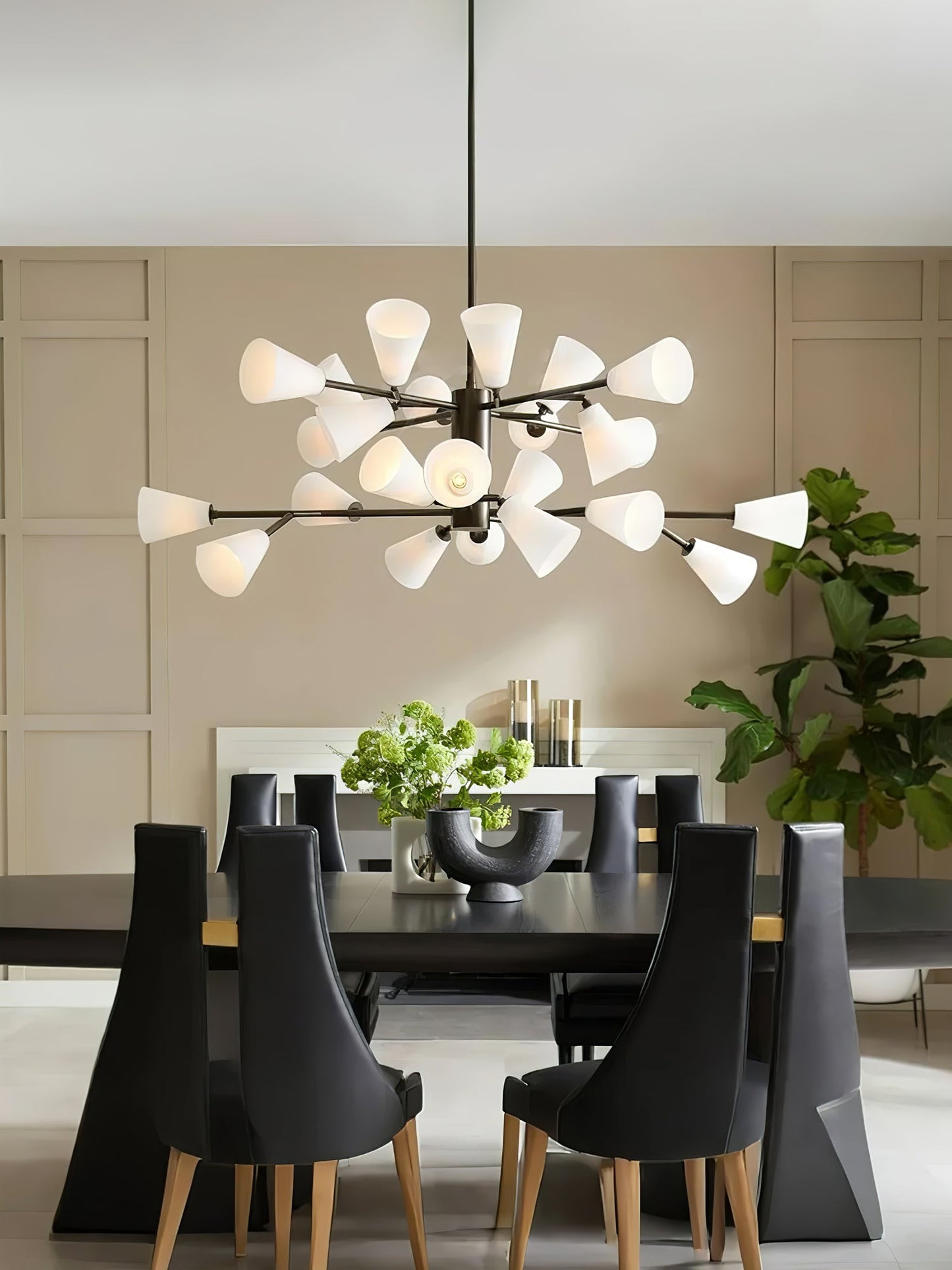 Cassius Chandelier - Elegant Lighting Fixture with Adjustable Brightne