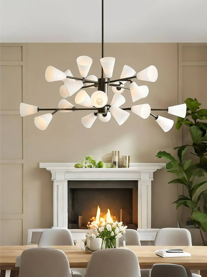 Cassius Chandelier - Elegant Lighting Fixture with Adjustable Brightne