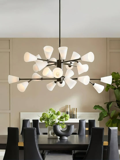 Cassius Chandelier - Elegant Lighting Fixture with Adjustable Brightne