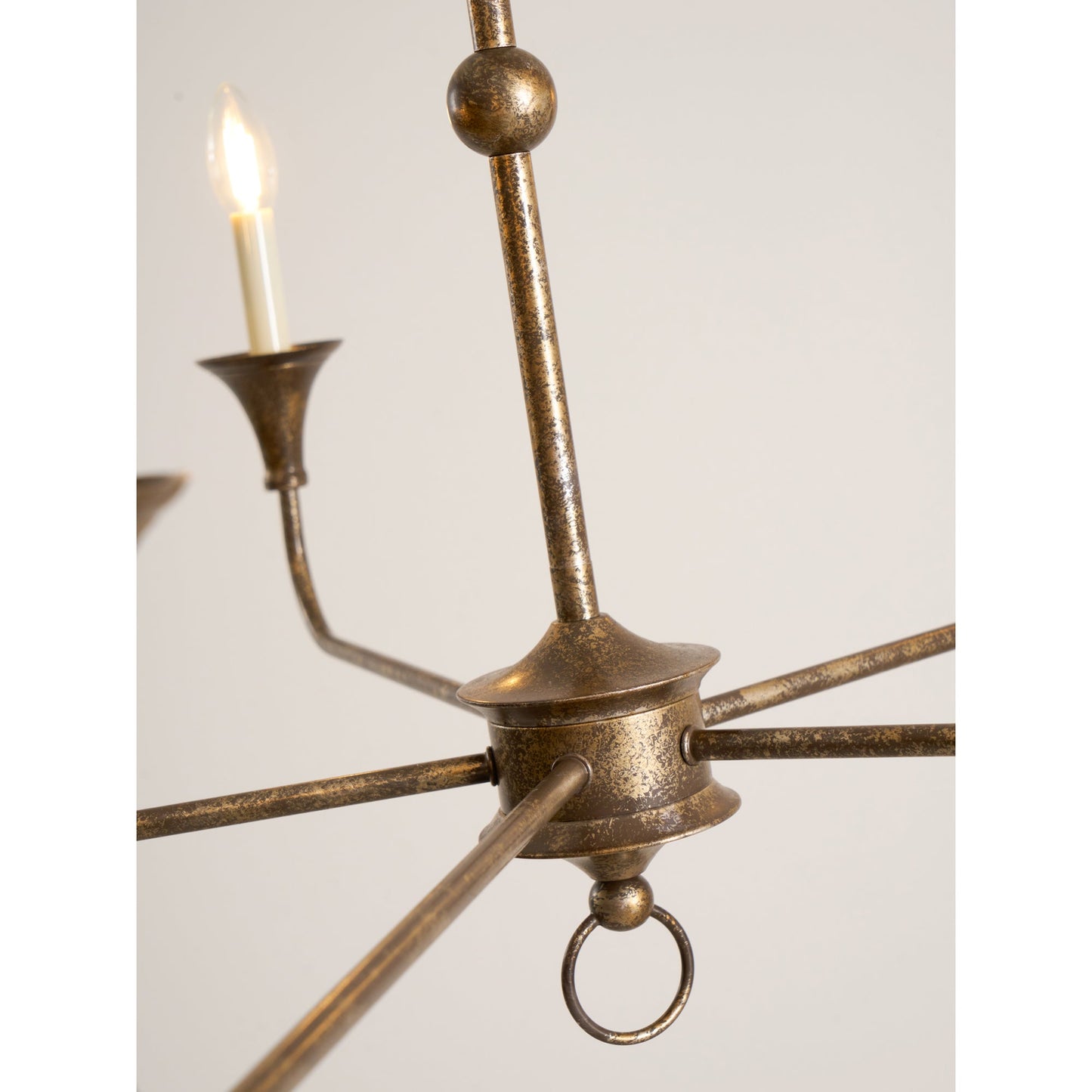 Elara Candle Chandelier - Elegant Design with Adjustable Height & LED
