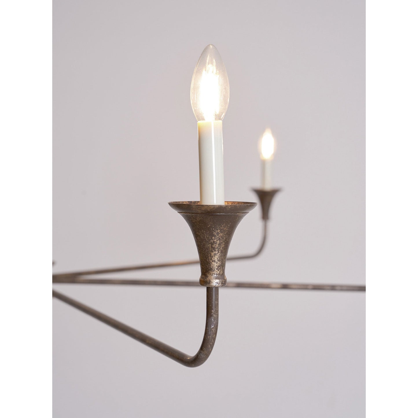 Elara Candle Chandelier - Elegant Design with Adjustable Height & LED