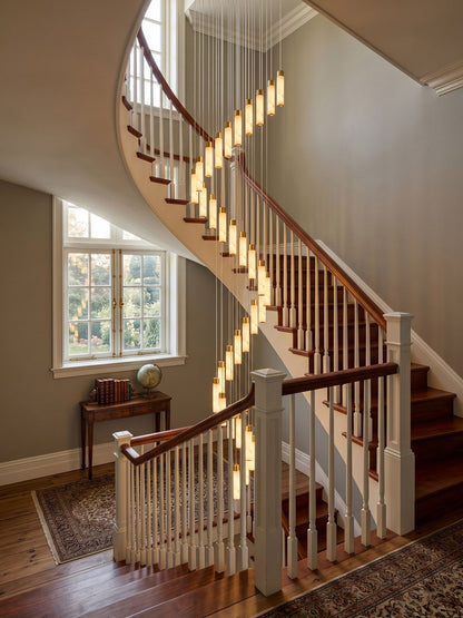 Celestial Alabaster Cascade Chandelier - Elegant Design, Adjustable He