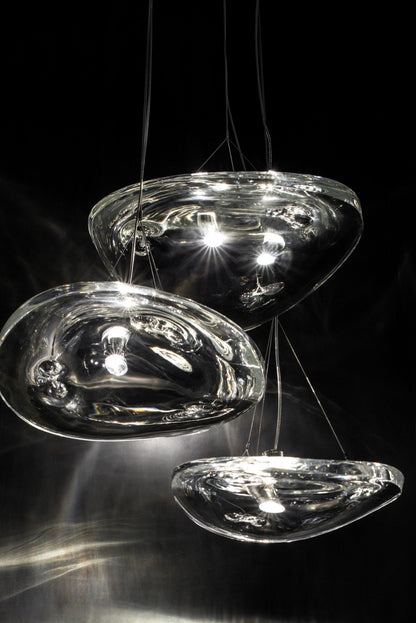 Manta Drift Chandelier - Modern Design with Adjustable Height & LED Li
