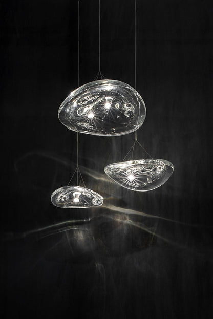 Manta Drift Chandelier - Modern Design with Adjustable Height & LED Li