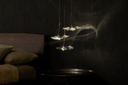 Manta Drift Chandelier - Modern Design with Adjustable Height & LED Li