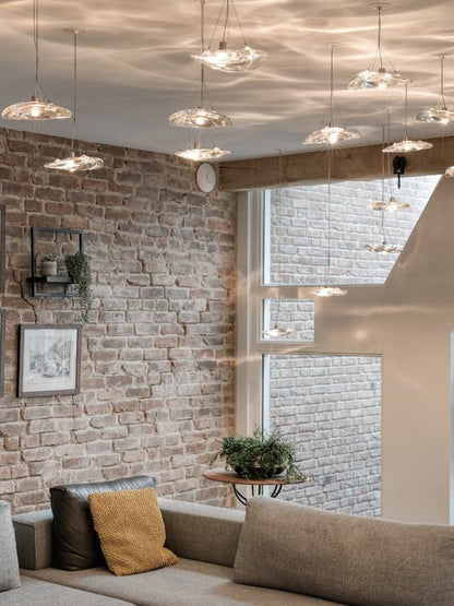 Manta Drift Chandelier - Modern Design with Adjustable Height & LED Li