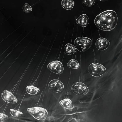 Manta Drift Chandelier - Modern Design with Adjustable Height & LED Li