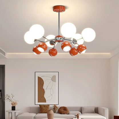 Celestial Spheres Chandelier - Elegant Design with Adjustable Height &