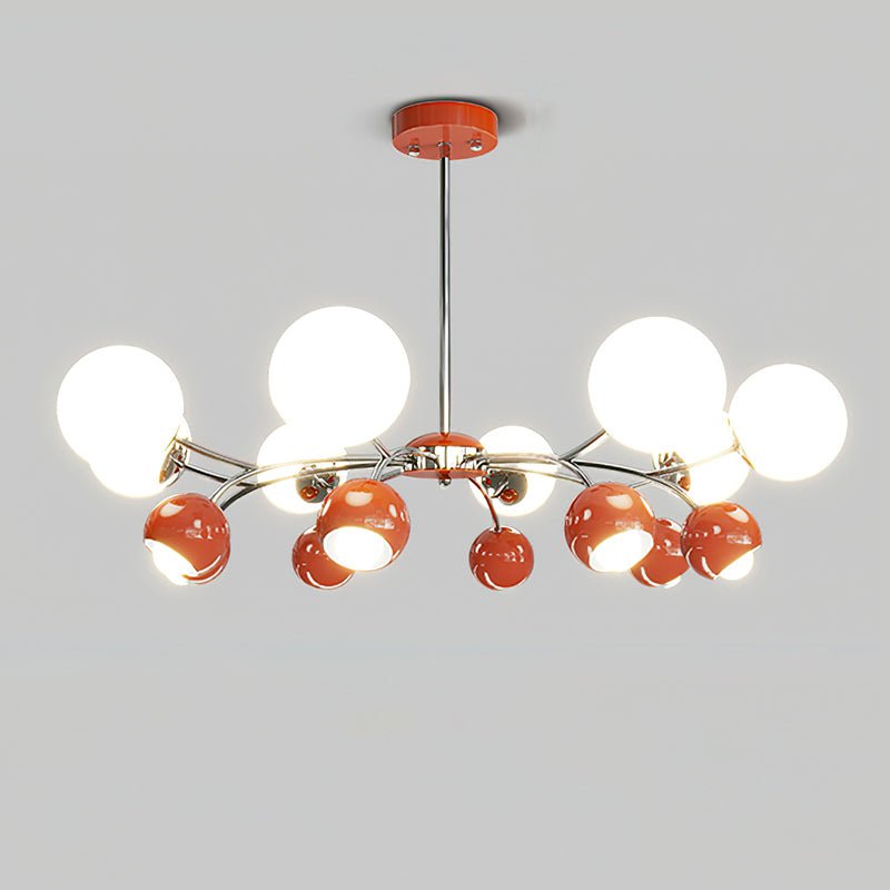 Celestial Spheres Chandelier - Elegant Design with Adjustable Height &