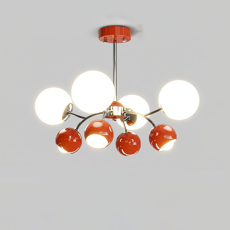 Celestial Spheres Chandelier - Elegant Design with Adjustable Height &