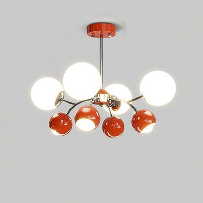 Celestial Spheres Chandelier - Elegant Design with Adjustable Height &