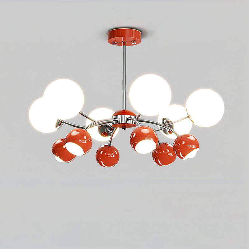 Celestial Spheres Chandelier - Elegant Design with Adjustable Height &