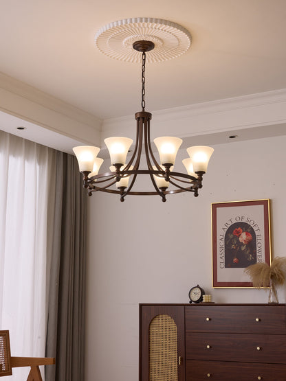 Celestine Glow Chandelier - Elegant Design with Adjustable Brightness