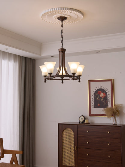 Celestine Glow Chandelier - Elegant Design with Adjustable Brightness