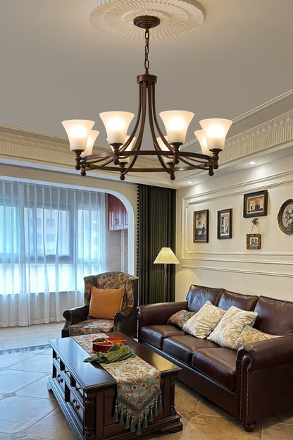 Celestine Glow Chandelier - Elegant Design with Adjustable Brightness