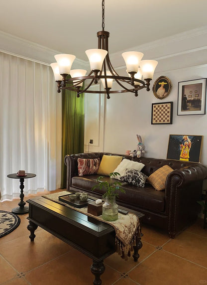 Celestine Glow Chandelier - Elegant Design with Adjustable Brightness