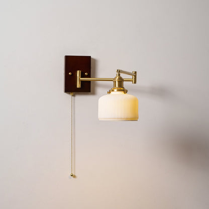Modern Ceramic Geometry Wall Lamp with Adjustable Brightness & Unique