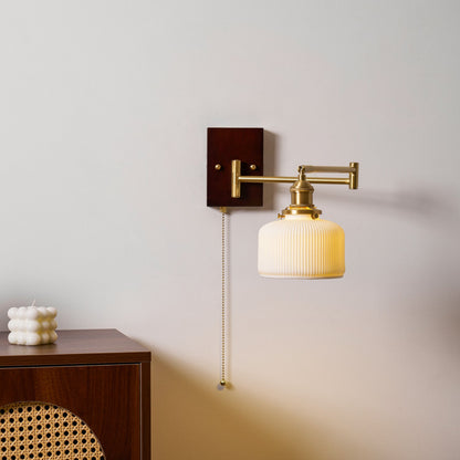 Modern Ceramic Geometry Wall Lamp with Adjustable Brightness & Unique