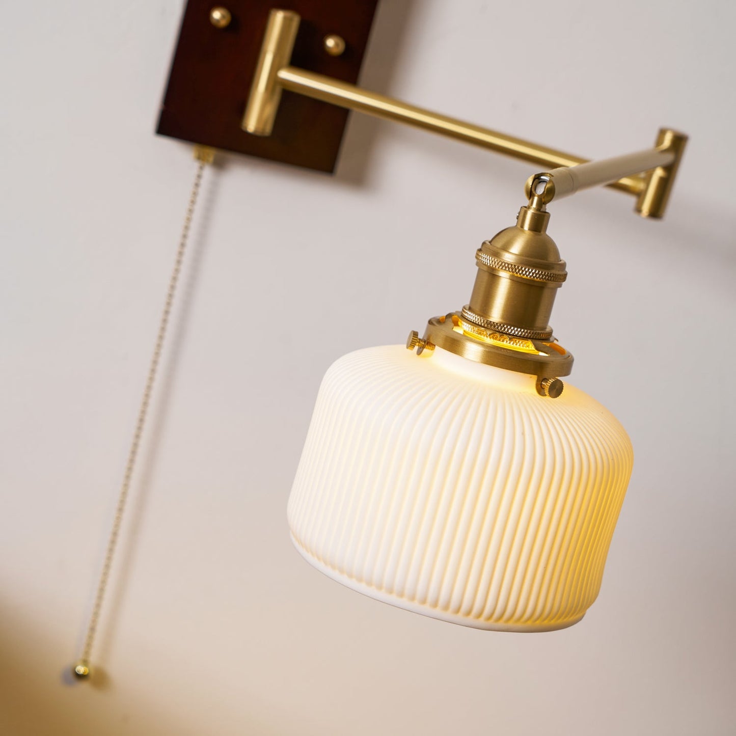 Modern Ceramic Geometry Wall Lamp with Adjustable Brightness & Unique