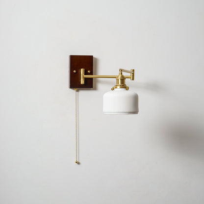 Modern Ceramic Geometry Wall Lamp with Adjustable Brightness & Unique