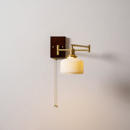 Modern Ceramic Geometry Wall Lamp with Adjustable Brightness & Unique