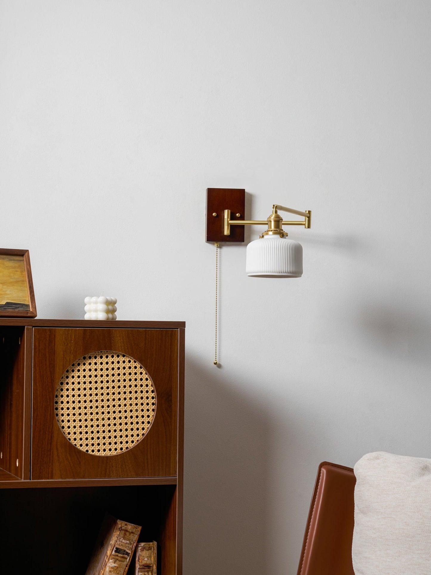 Modern Ceramic Geometry Wall Lamp with Adjustable Brightness & Unique