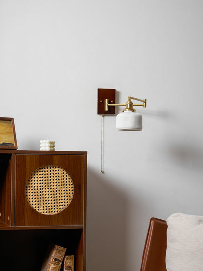 Modern Ceramic Geometry Wall Lamp with Adjustable Brightness & Unique