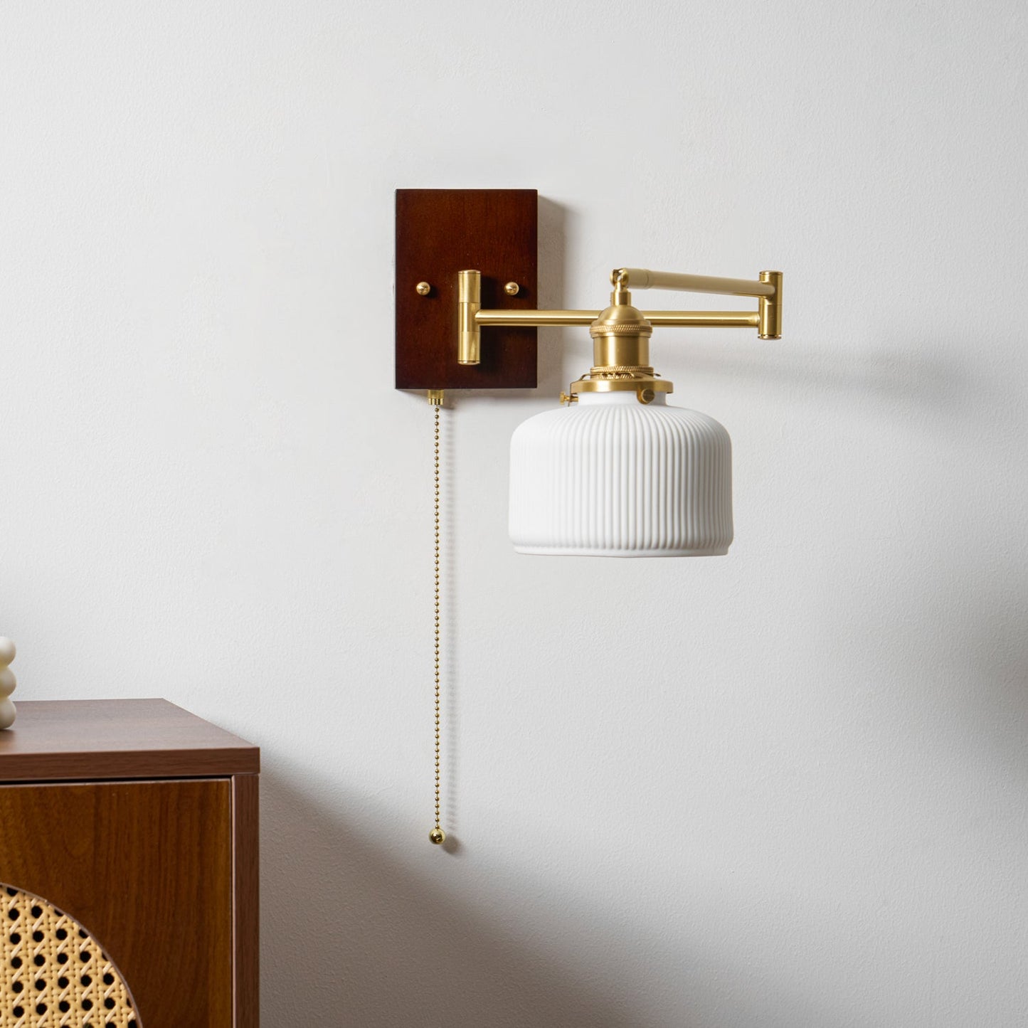 Modern Ceramic Geometry Wall Lamp with Adjustable Brightness & Unique