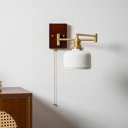 Modern Ceramic Geometry Wall Lamp with Adjustable Brightness & Unique
