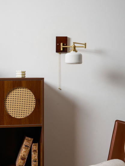 Modern Ceramic Geometry Wall Lamp with Adjustable Brightness & Unique