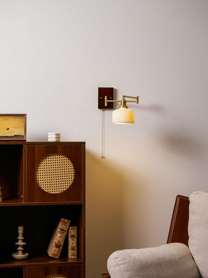 Modern Ceramic Geometry Wall Lamp with Adjustable Brightness & Unique
