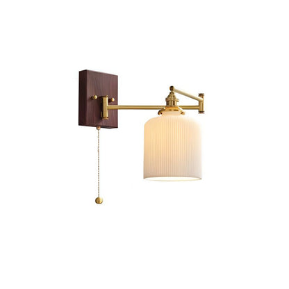 Modern Ceramic Geometry Wall Lamp with Adjustable Brightness & Unique
