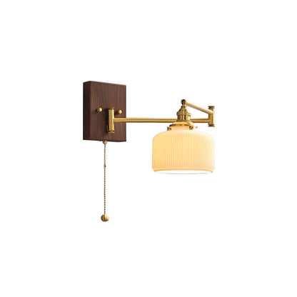 Modern Ceramic Geometry Wall Lamp with Adjustable Brightness & Unique