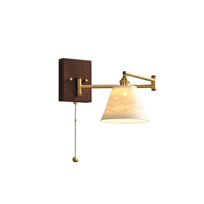 Modern Ceramic Geometry Wall Lamp with Adjustable Brightness & Unique