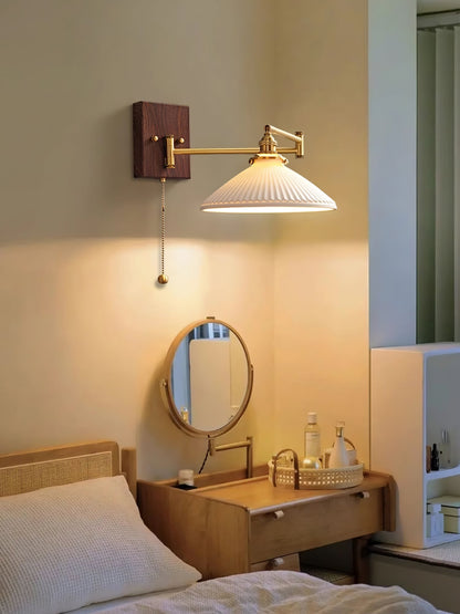 Modern Ceramic Geometry Wall Lamp with Adjustable Brightness & Unique