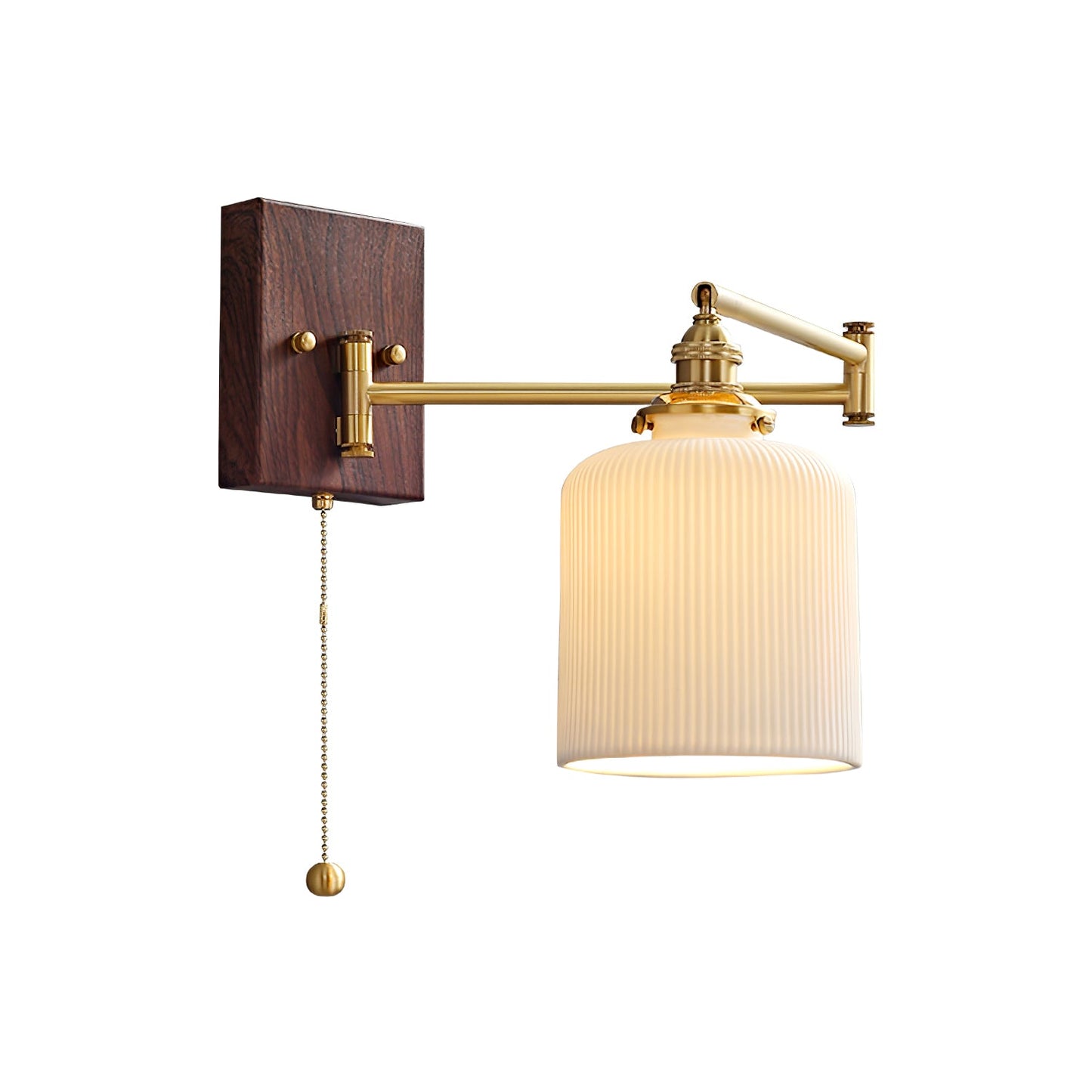 Modern Ceramic Geometry Wall Lamp with Adjustable Brightness & Unique