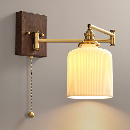 Modern Ceramic Geometry Wall Lamp with Adjustable Brightness & Unique