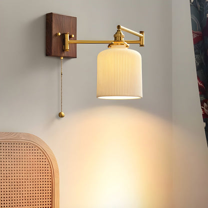 Modern Ceramic Geometry Wall Lamp with Adjustable Brightness & Unique
