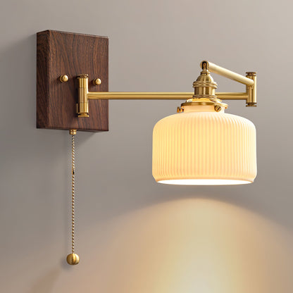 Modern Ceramic Geometry Wall Lamp with Adjustable Brightness & Unique