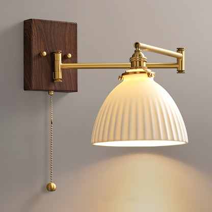 Modern Ceramic Geometry Wall Lamp with Adjustable Brightness & Unique