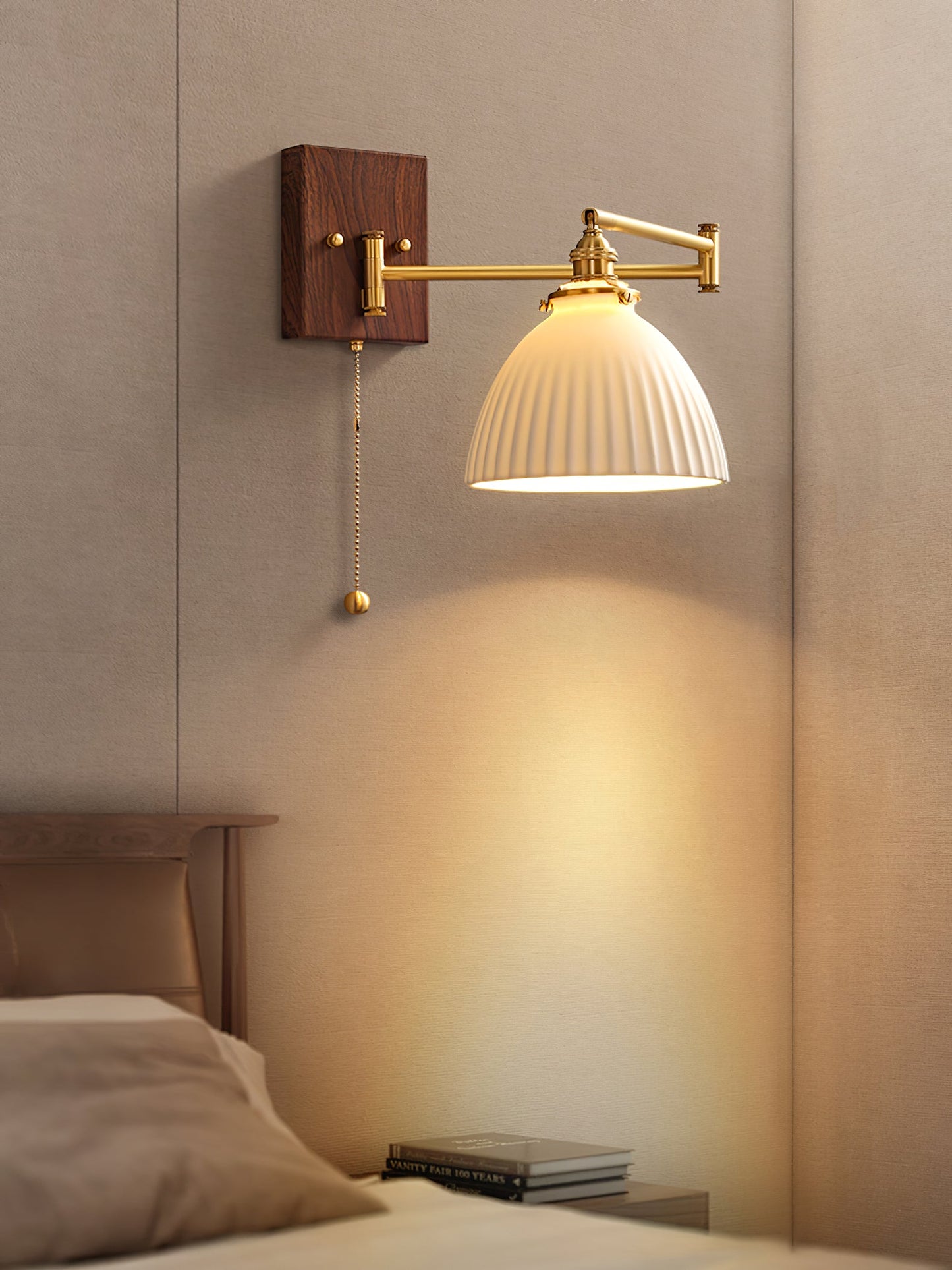 Modern Ceramic Geometry Wall Lamp with Adjustable Brightness & Unique