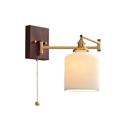 Modern Ceramic Geometry Wall Lamp with Adjustable Brightness & Unique