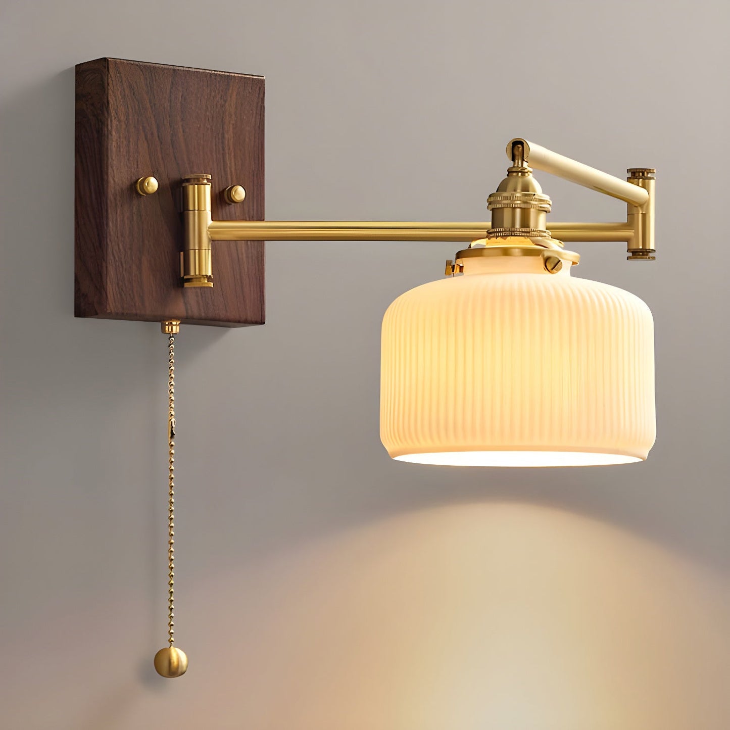 Modern Ceramic Geometry Wall Lamp with Adjustable Brightness & Unique