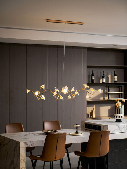 Cerisium Blossom Chandelier - Elegant Design with Adjustable Height &