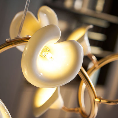 Cerisium Blossom Chandelier - Elegant Design with Adjustable Height &