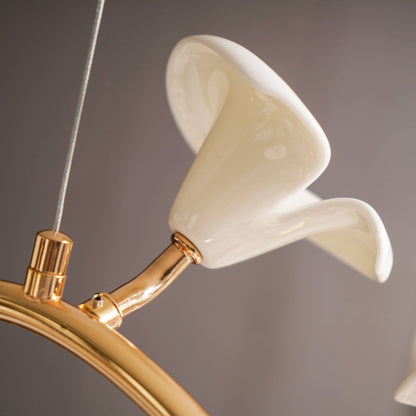 Cerisium Blossom Chandelier - Elegant Design with Adjustable Height &