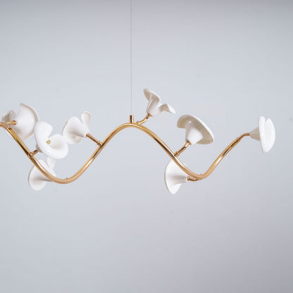Cerisium Blossom Chandelier - Elegant Design with Adjustable Height &