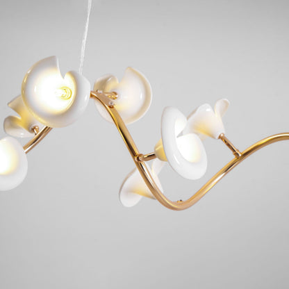 Cerisium Blossom Chandelier - Elegant Design with Adjustable Height &