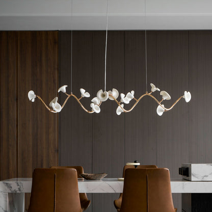 Cerisium Blossom Chandelier - Elegant Design with Adjustable Height &